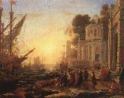 Claude Lorrain The Disembarkation of Cleopatra at Tarsus oil painting on canvas